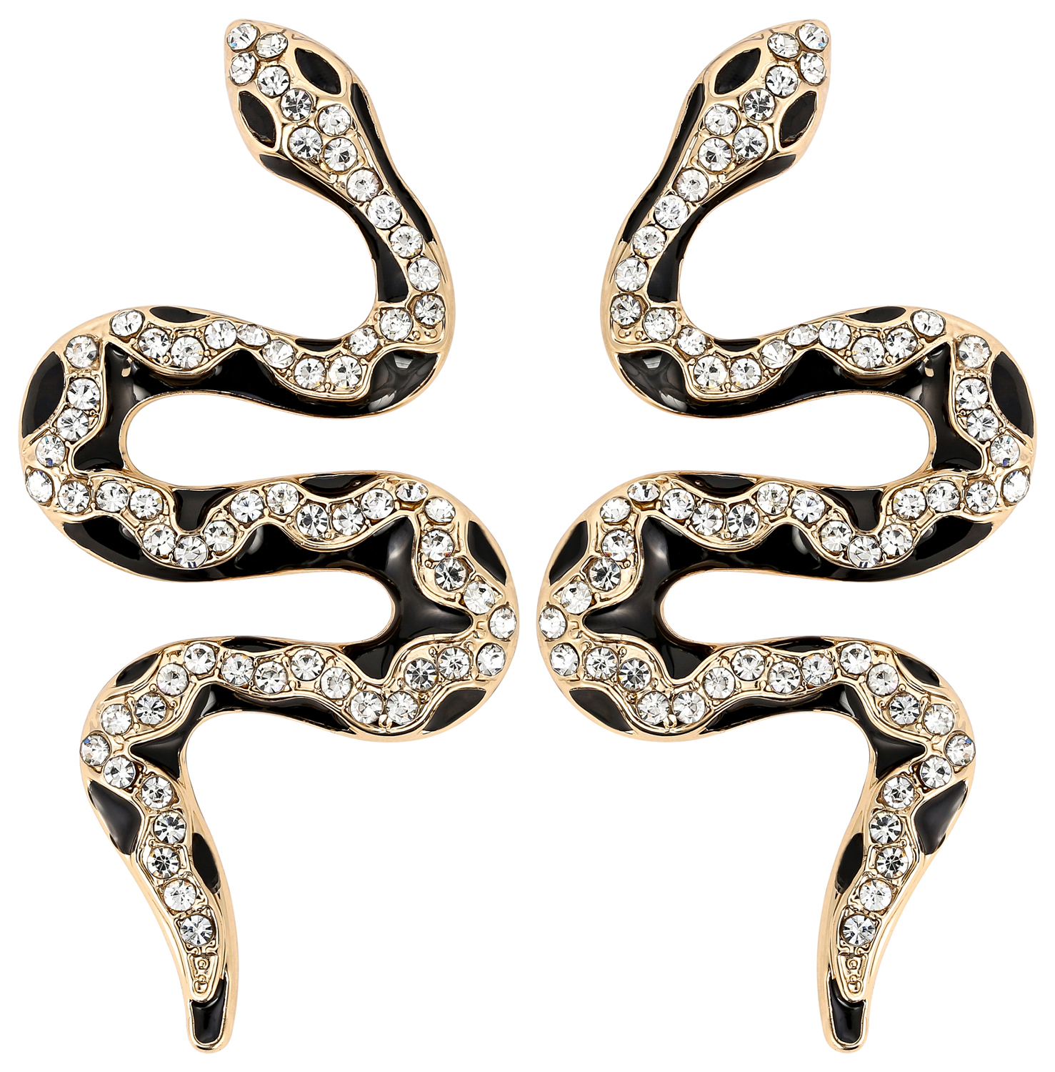 Pendientes - Sparkling Cute Snake Pendientes - Sparkling Cute Snake