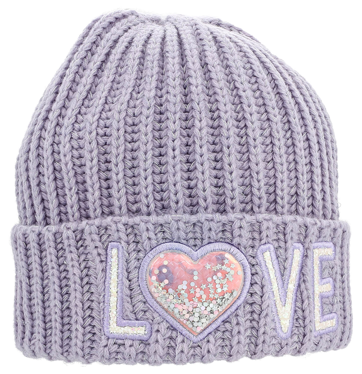 Mütze - Lilac Heart 