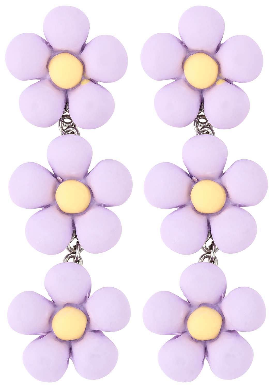 Pendientes - Lilac Flowers