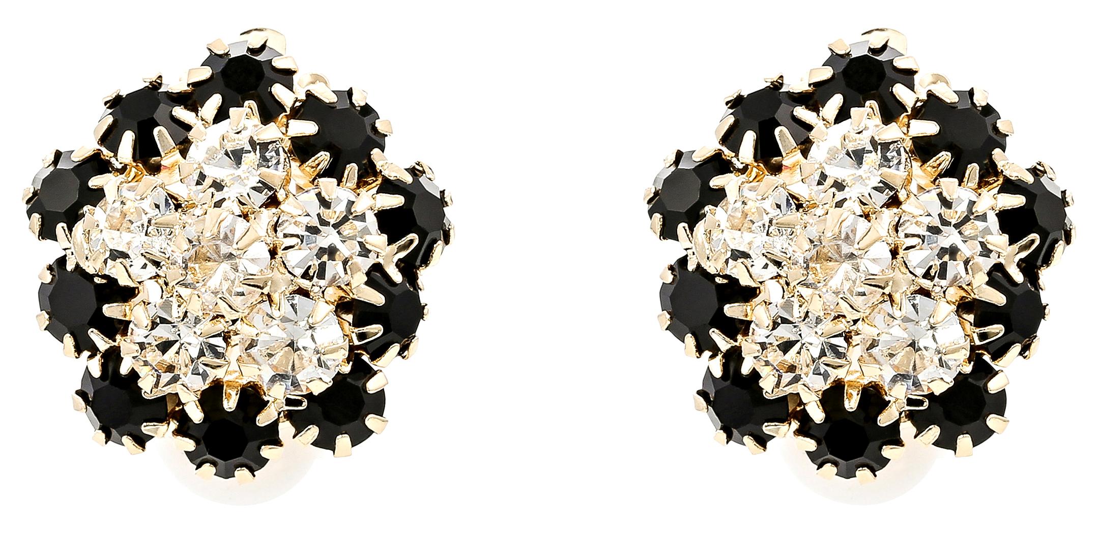 Pendientes de clips - Black Blossom Pendientes de clips - Black Blossom