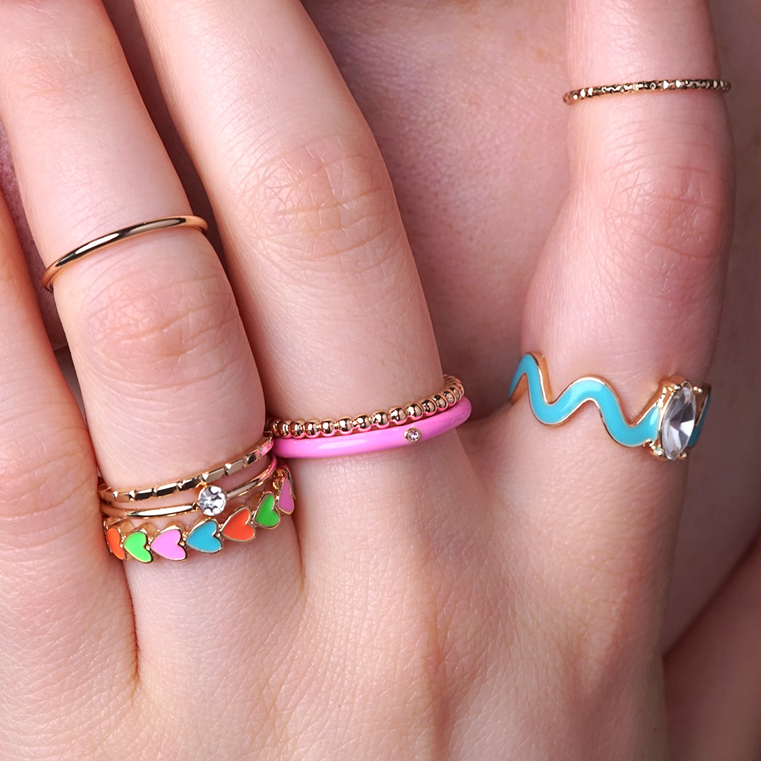 Set ringen - Pastell Vibes Set ringen - Pastell Vibes
