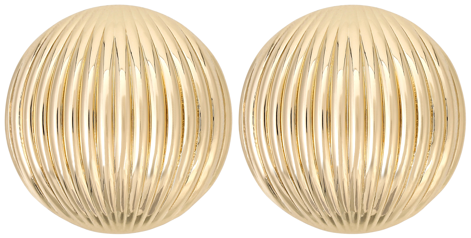 Pendientes de clip - Glossy Gold Pendientes de clip - Glossy Gold