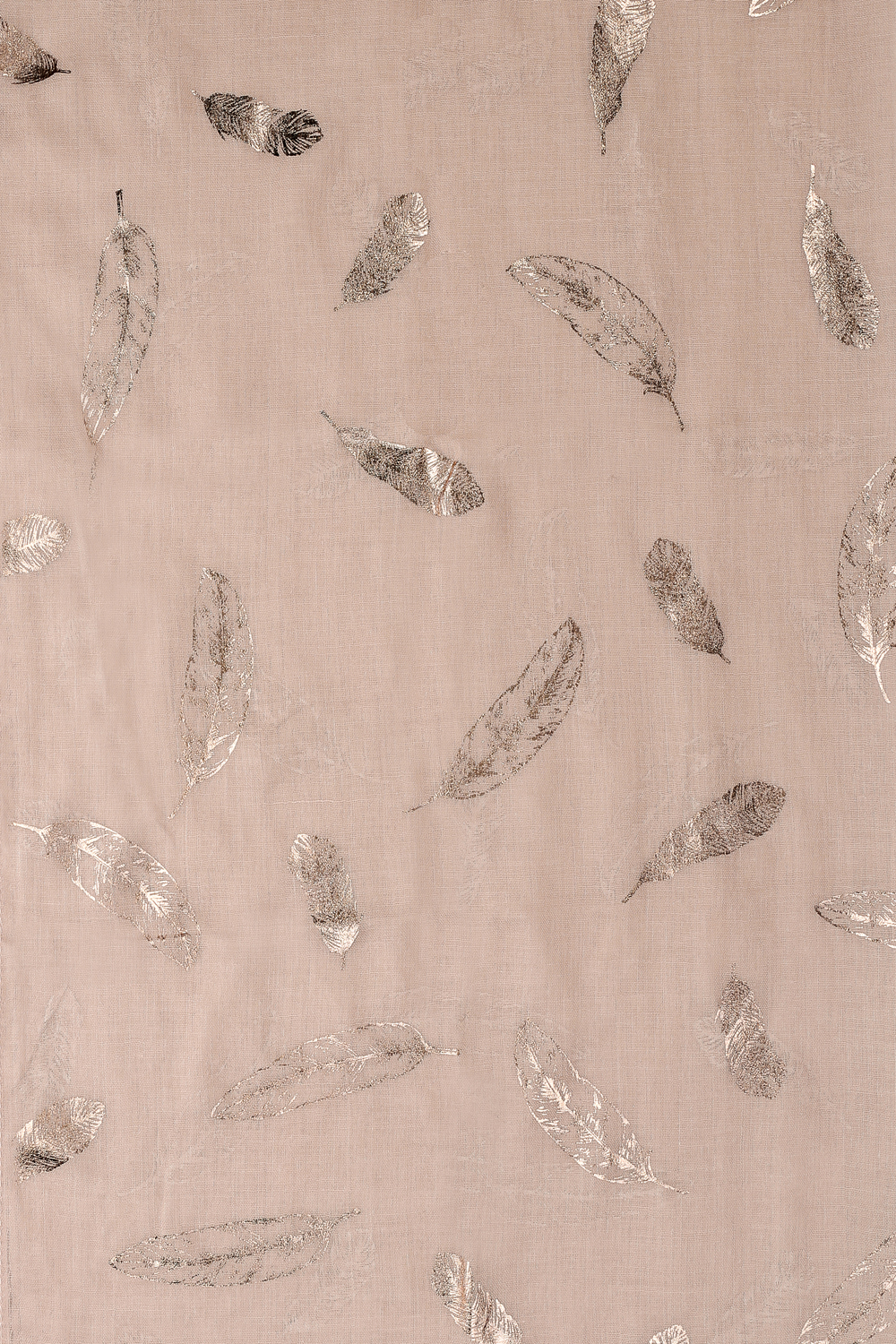 Tuch - Golden Feathers Dekoration für Zuhause, Leinen