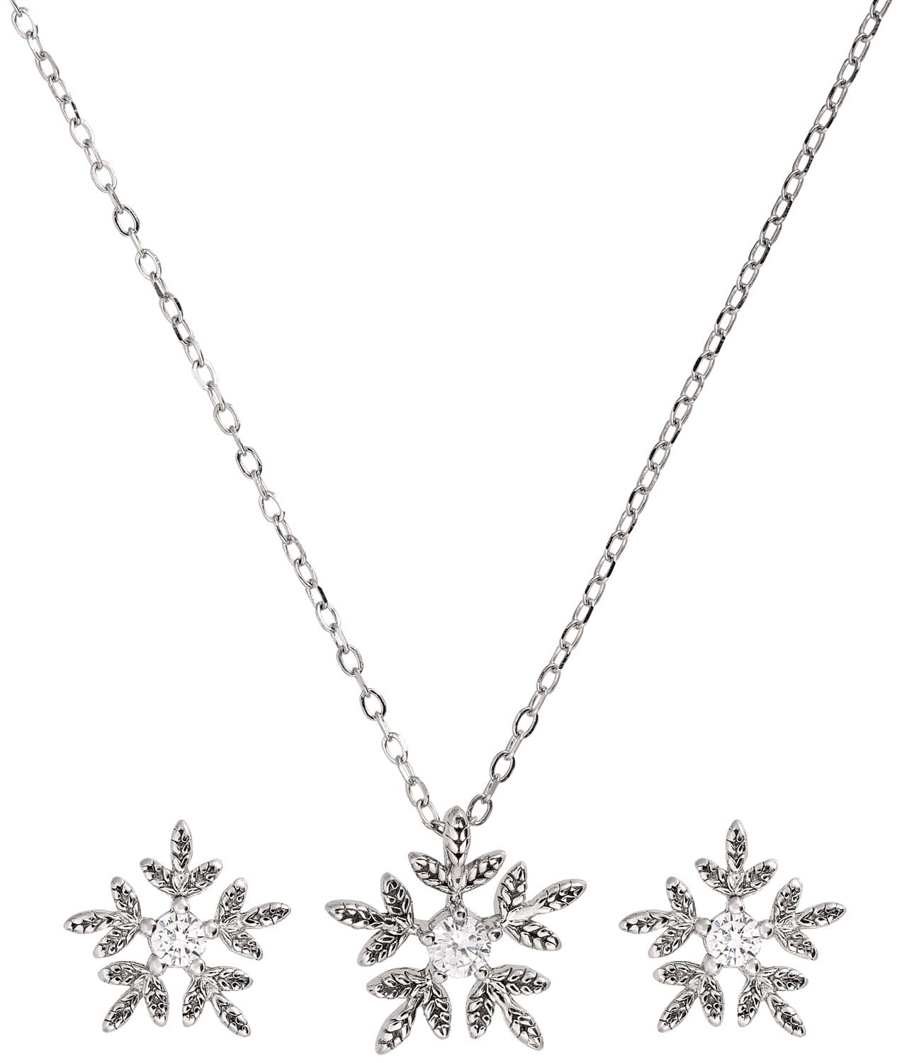 Set - Silver Snowflake