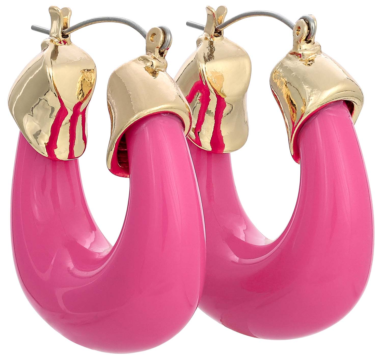 Creolen - Chunky Pink Creolen - Chunky Pink