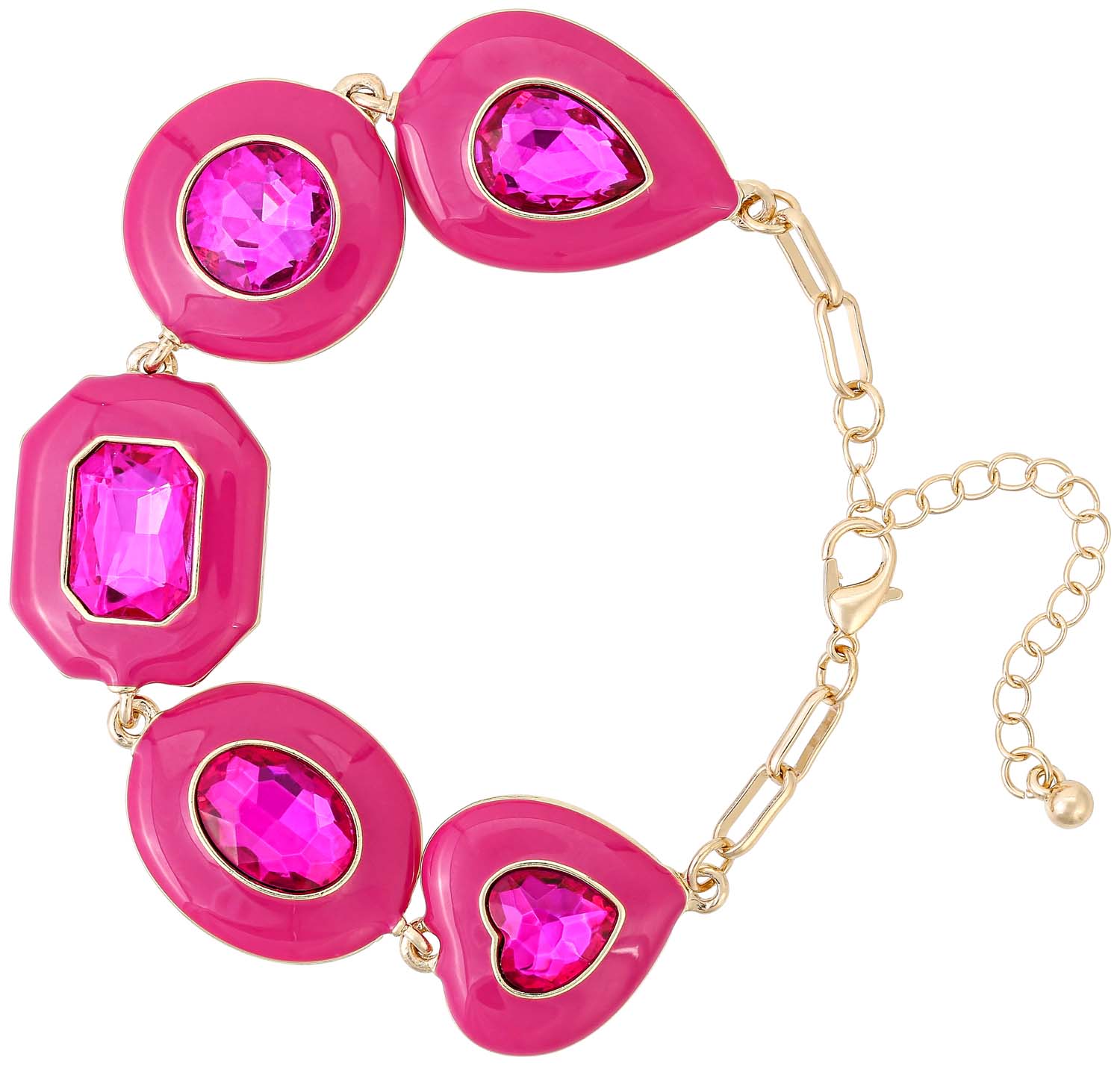 Pulsera - Fuchsia Heart