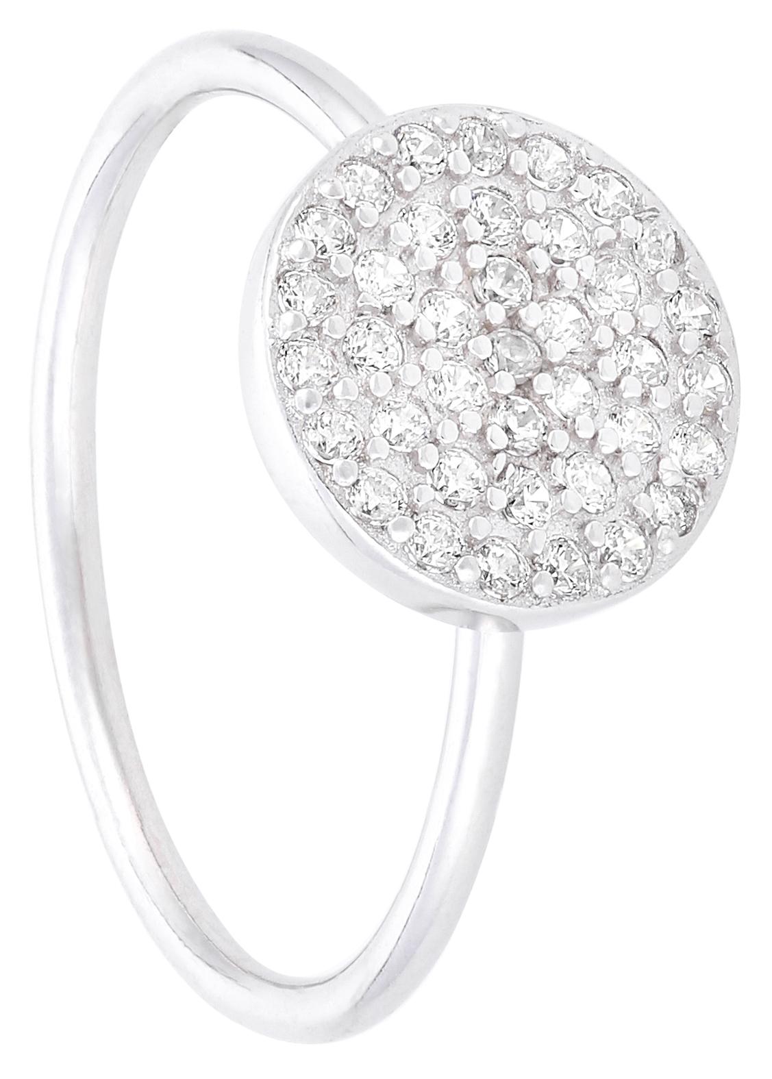 Silber Ring - Glamour Circle