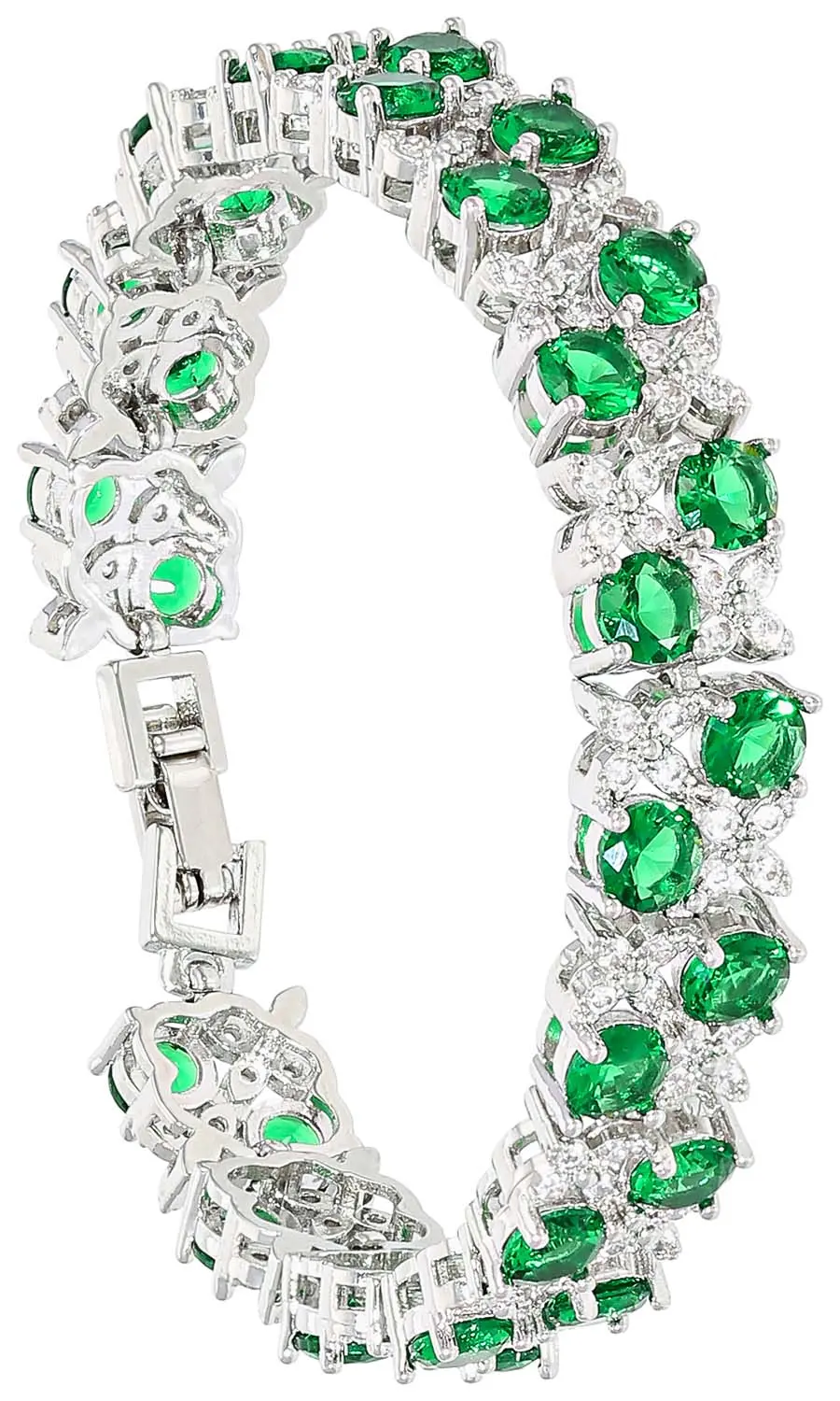 Armband - Floral Emerald