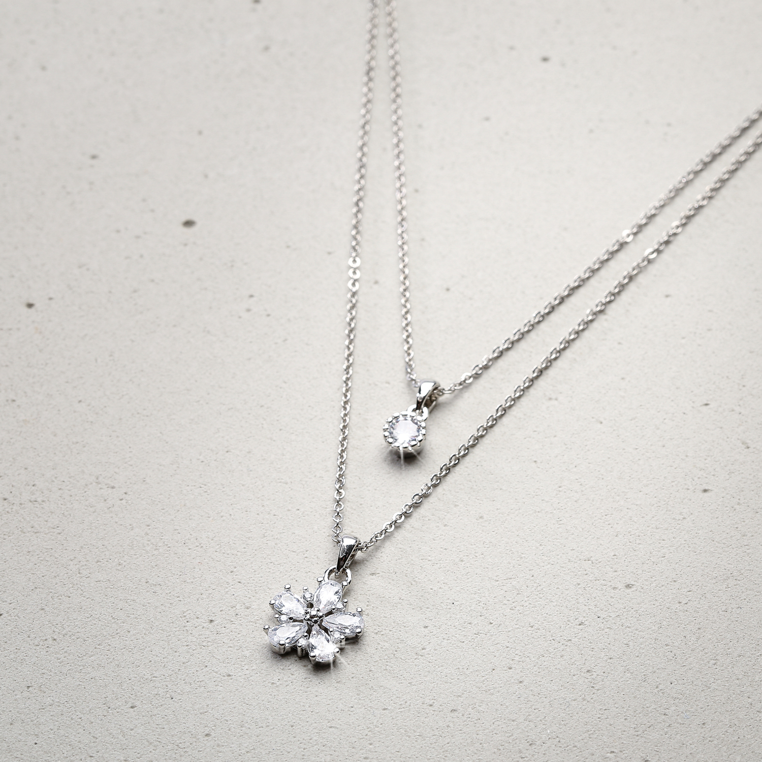 Set di collane - Shiny Flower