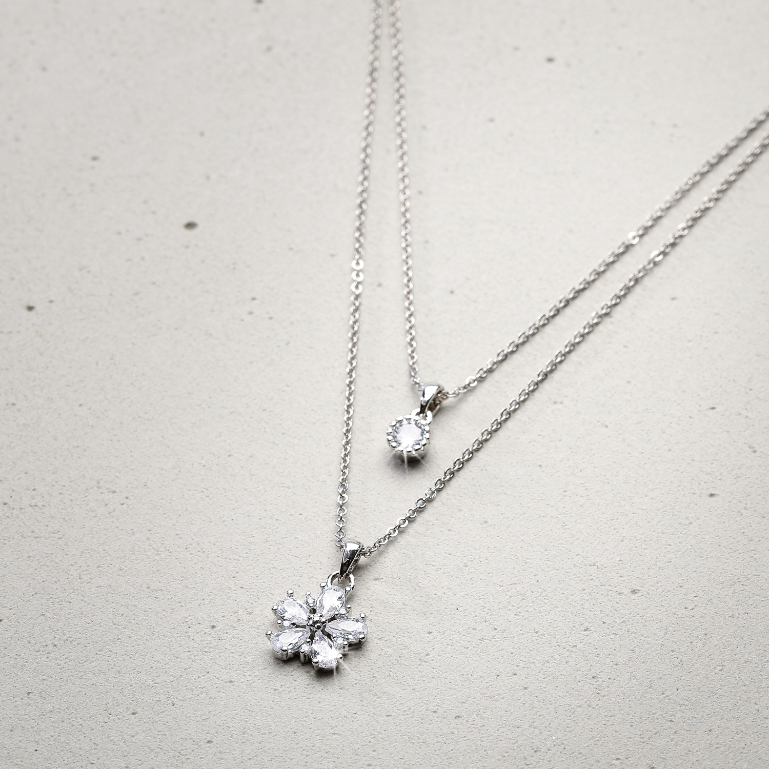 Ketten-Set - Shiny Flower Ketten-Set - Shiny Flower