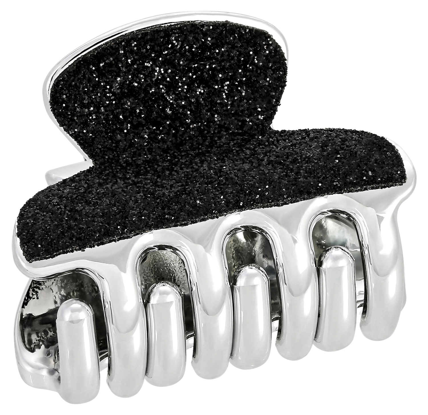 Haarklammer - Glitter Black Haarklammer - Glitter Black