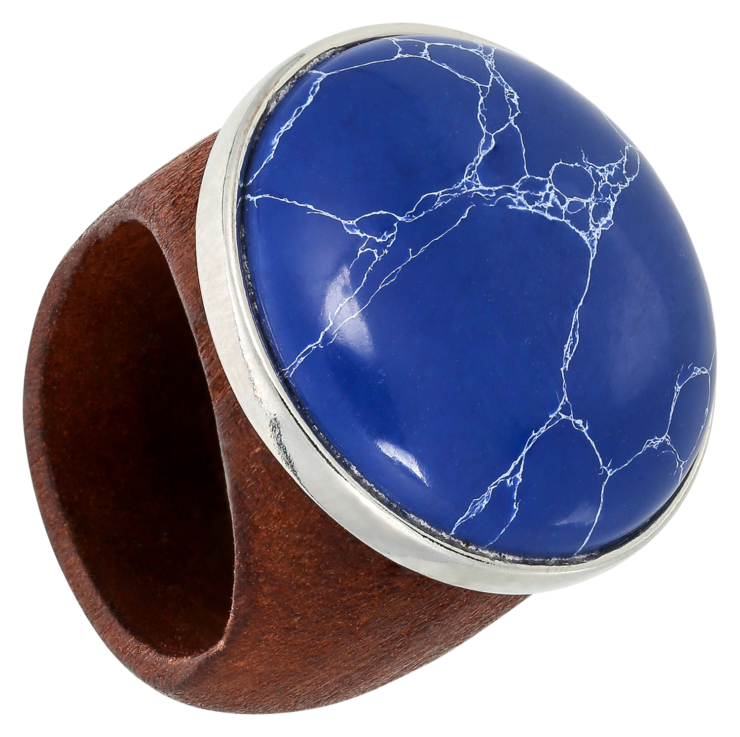 Ring - Marble Blue 