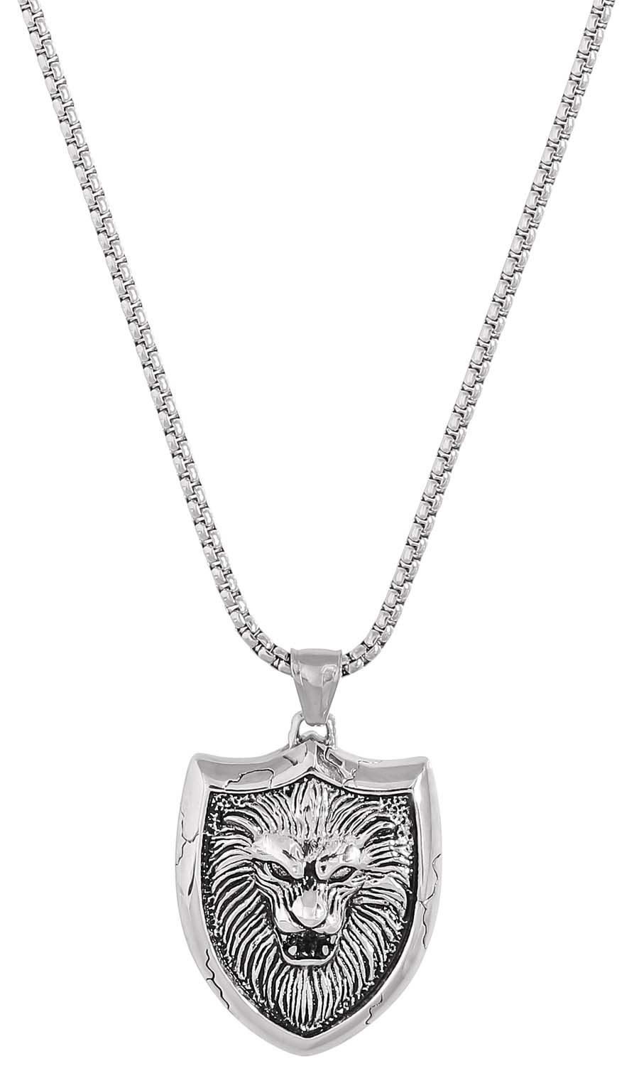 Heren ketting - Silver Lion