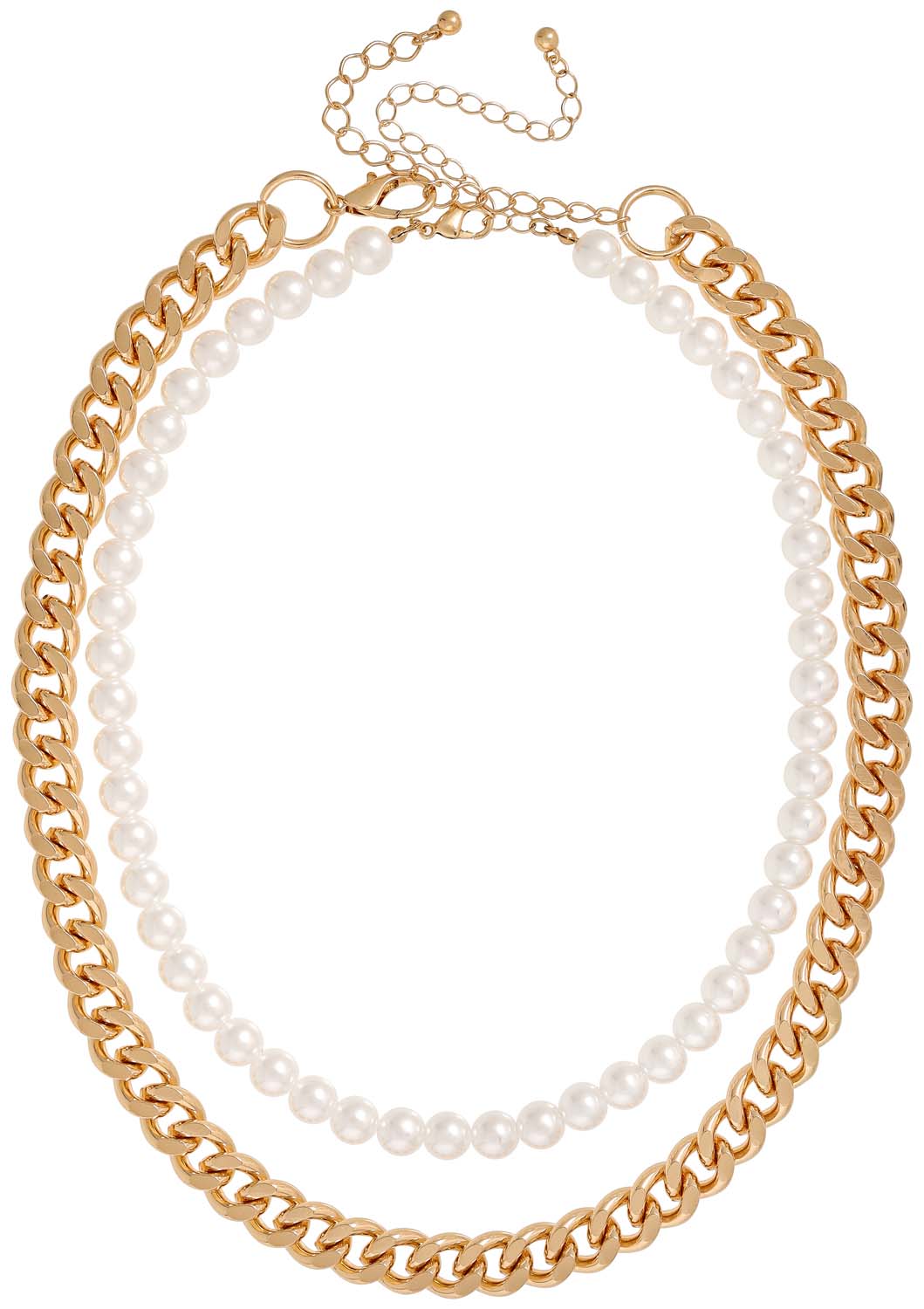 Set collane - Pearly Gold