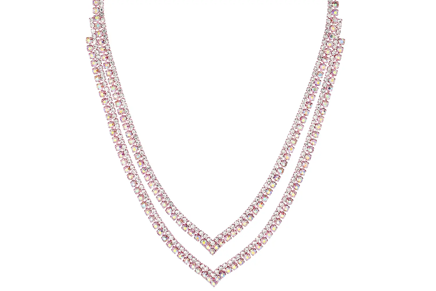 Layering Kette - Bright Pink