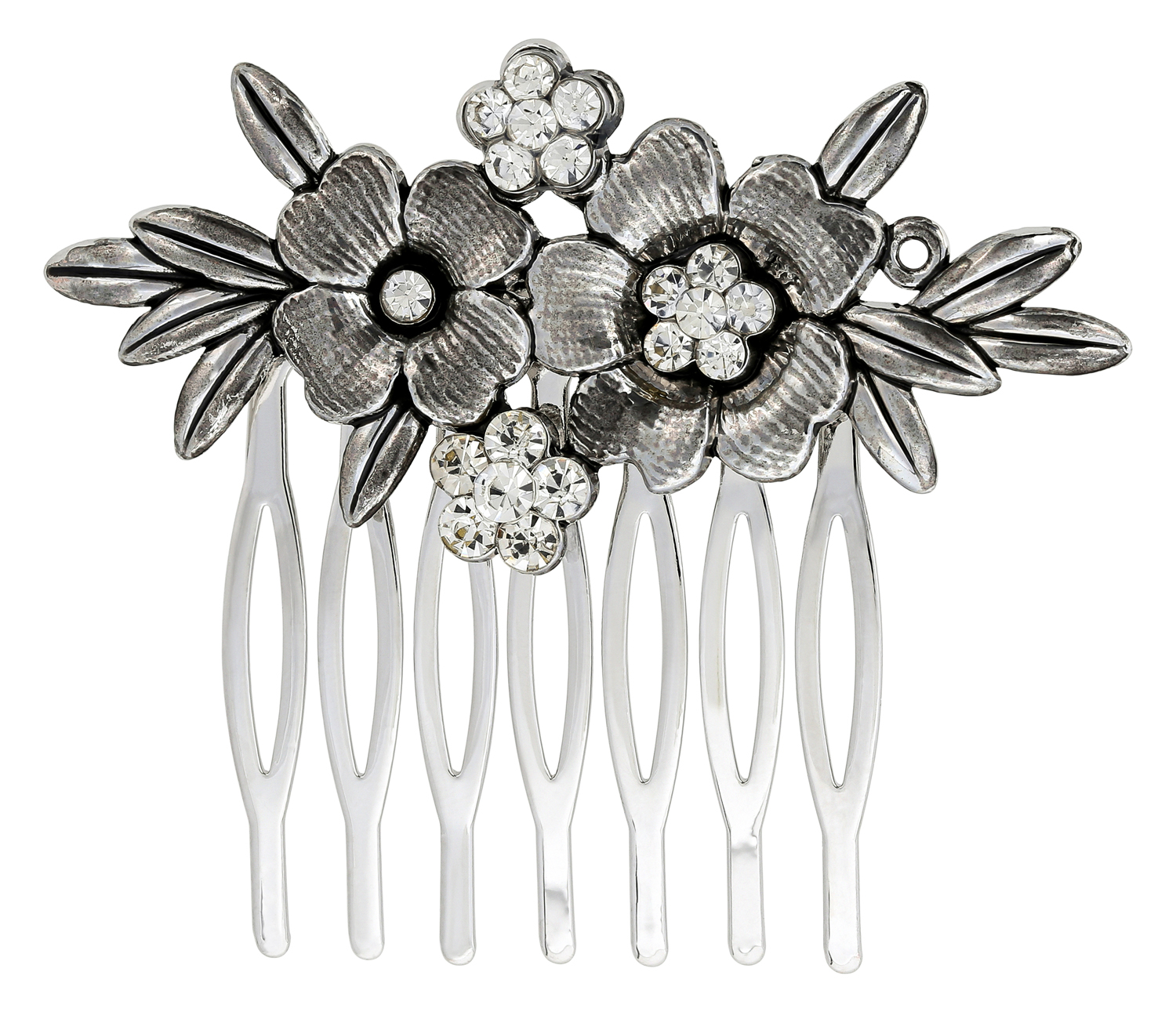 Haarkamm - Dark Petals