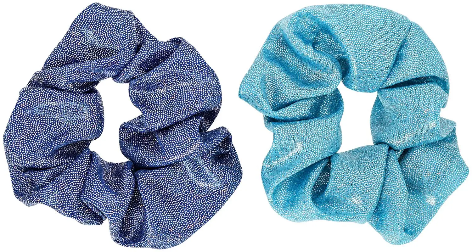 Set di elastici per capelli - Glittery Blue