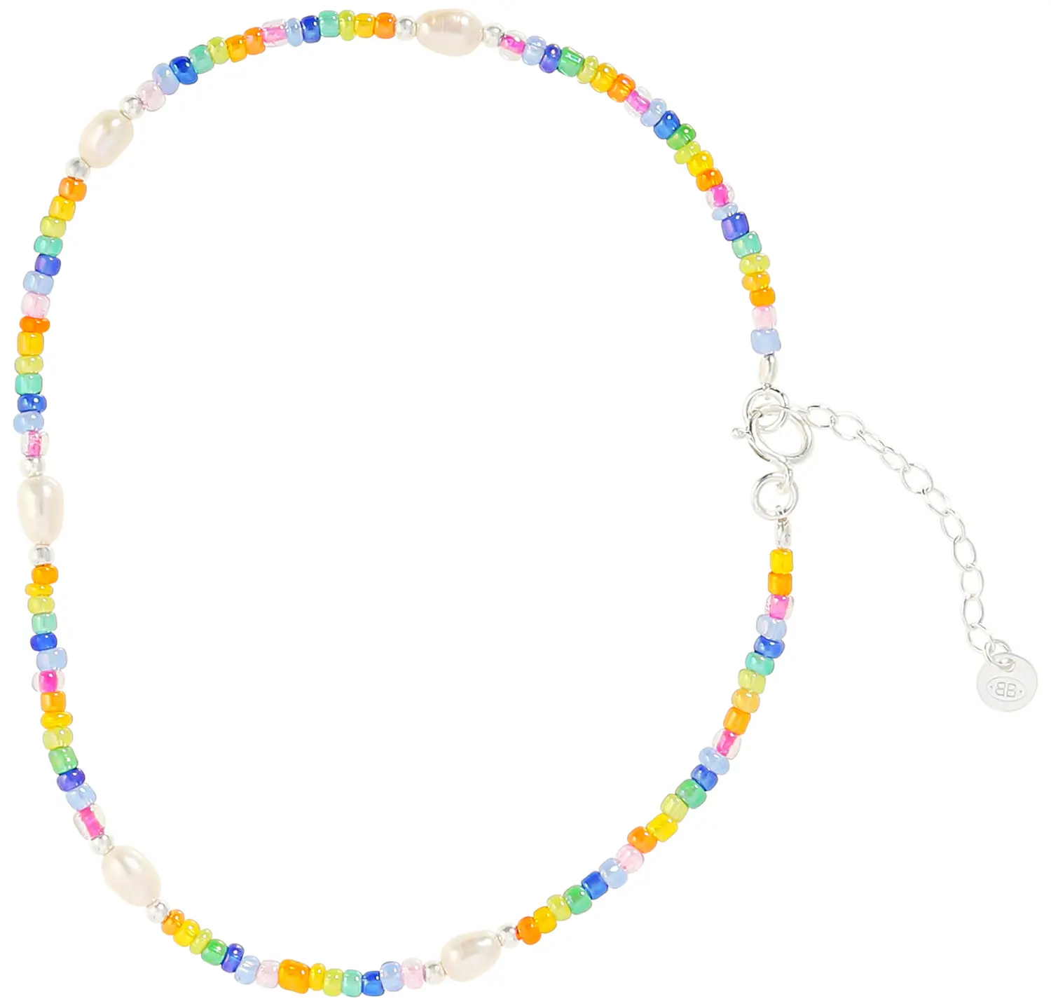Pulsera tobillera - Colourful Beads