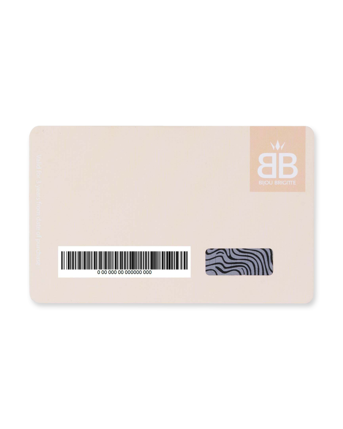 Kreditkarte, Kartenhülle, Barcoded Karte, Beige Karte, Lustrupe Muster