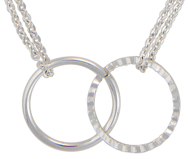 Necklace - Double Ring Necklace - Double Ring