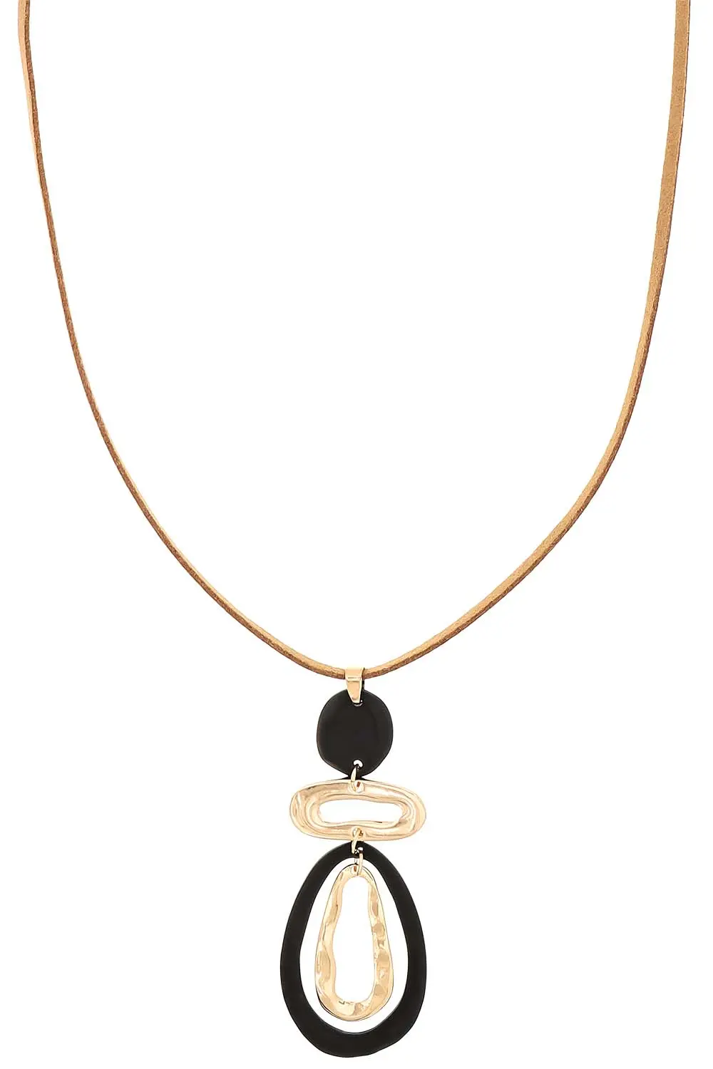 Collier - Golden Abstract