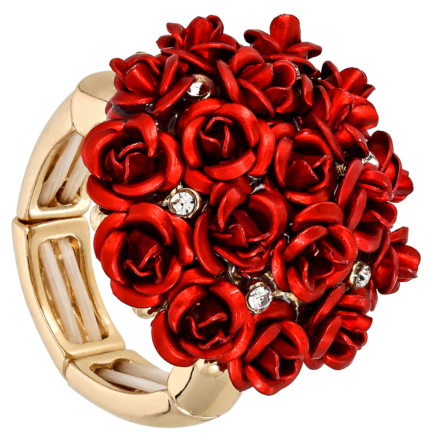 Ring - Bunch of Roses Red