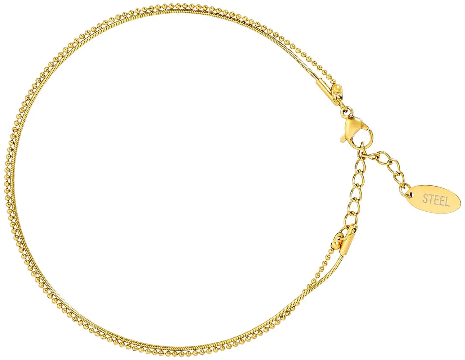 Bracelet de cheville - Golden Love