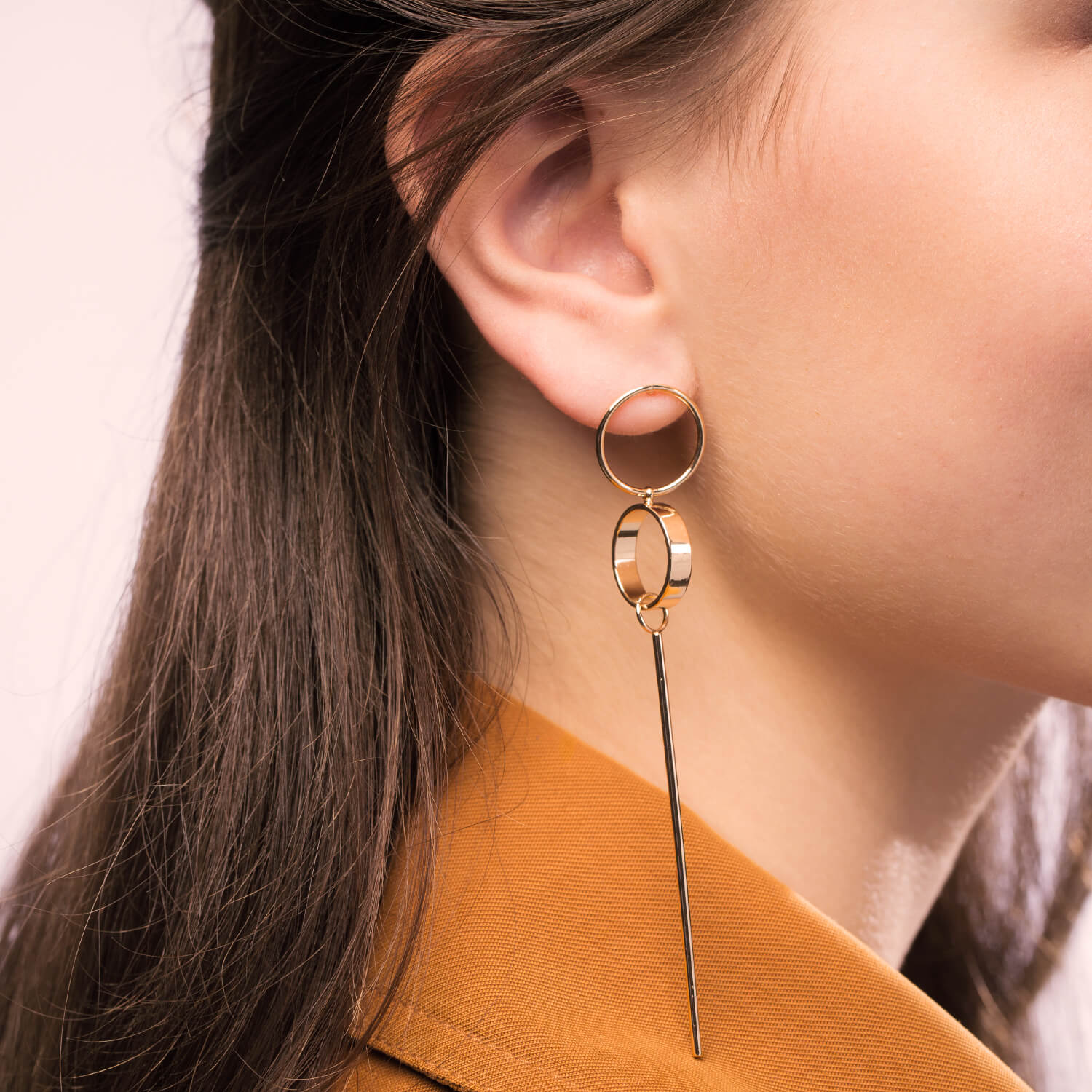 Boucles d'oreilles - Golden Graphic