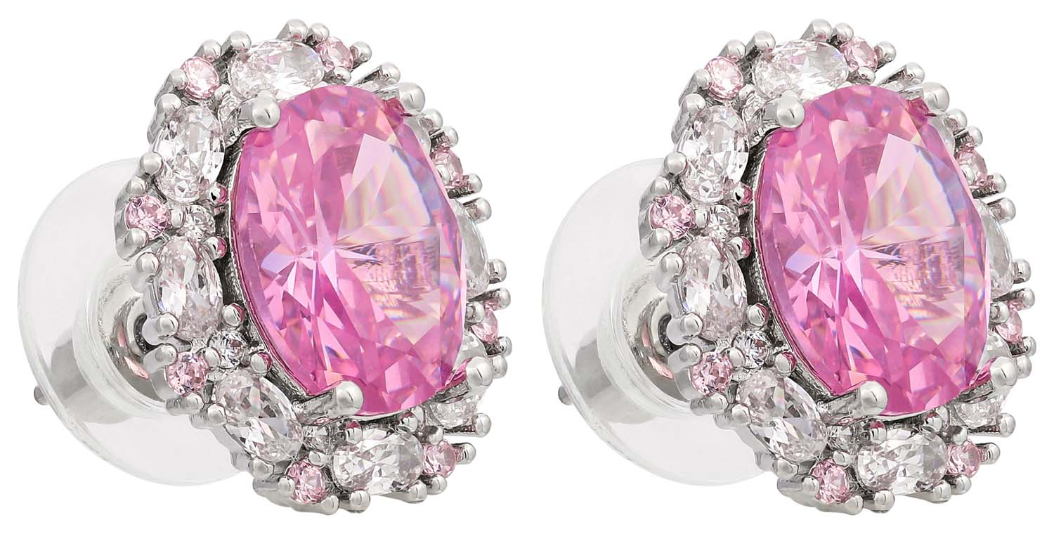 Clous d’oreilles - Pink Oval