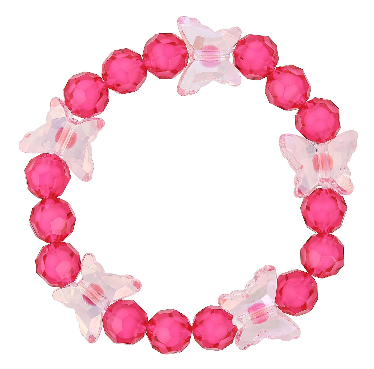 Pulsera niña - rosado Butterfly