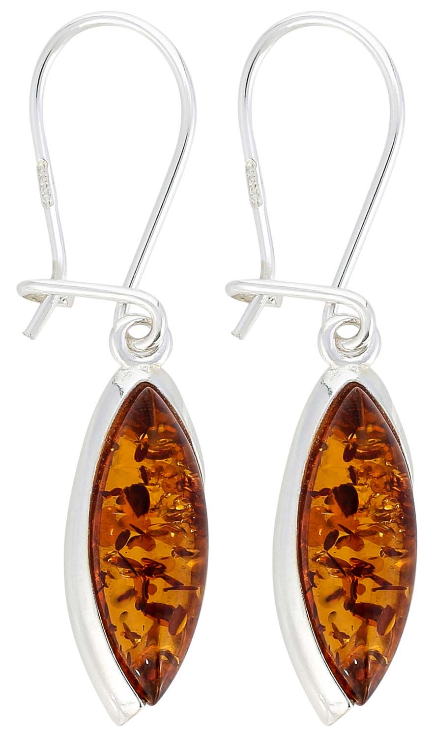 Pendientes largos - Long Amber en BRIGITTE