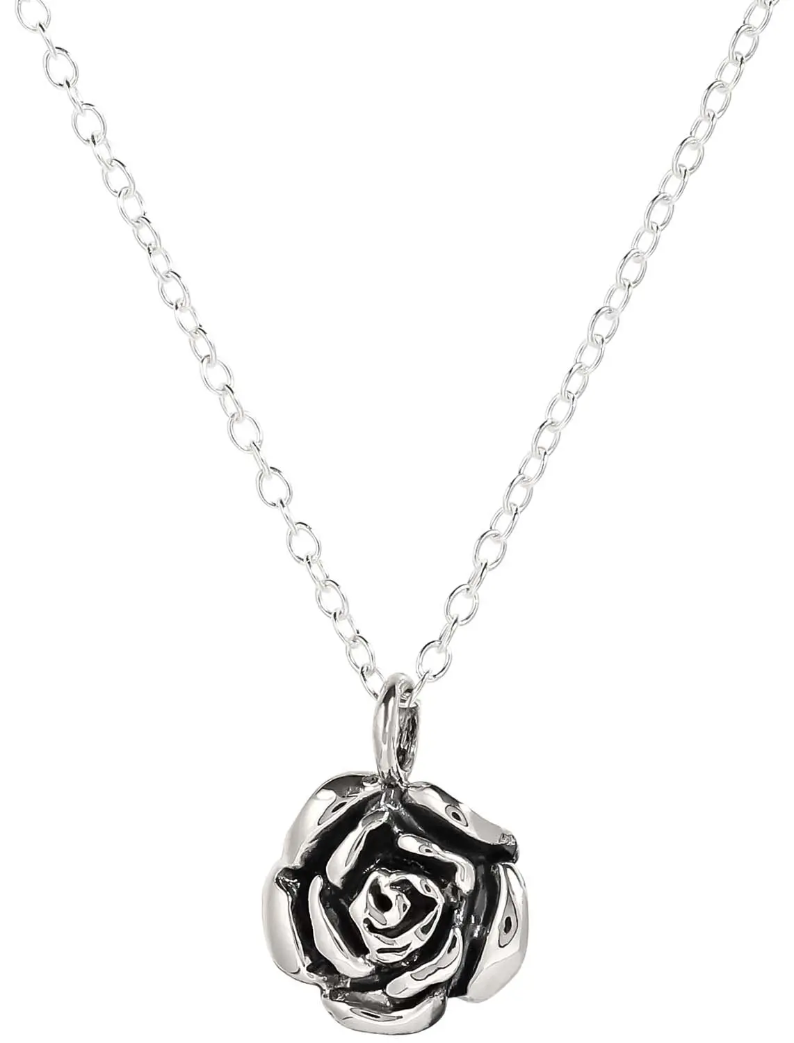 Collier - Silver Rose