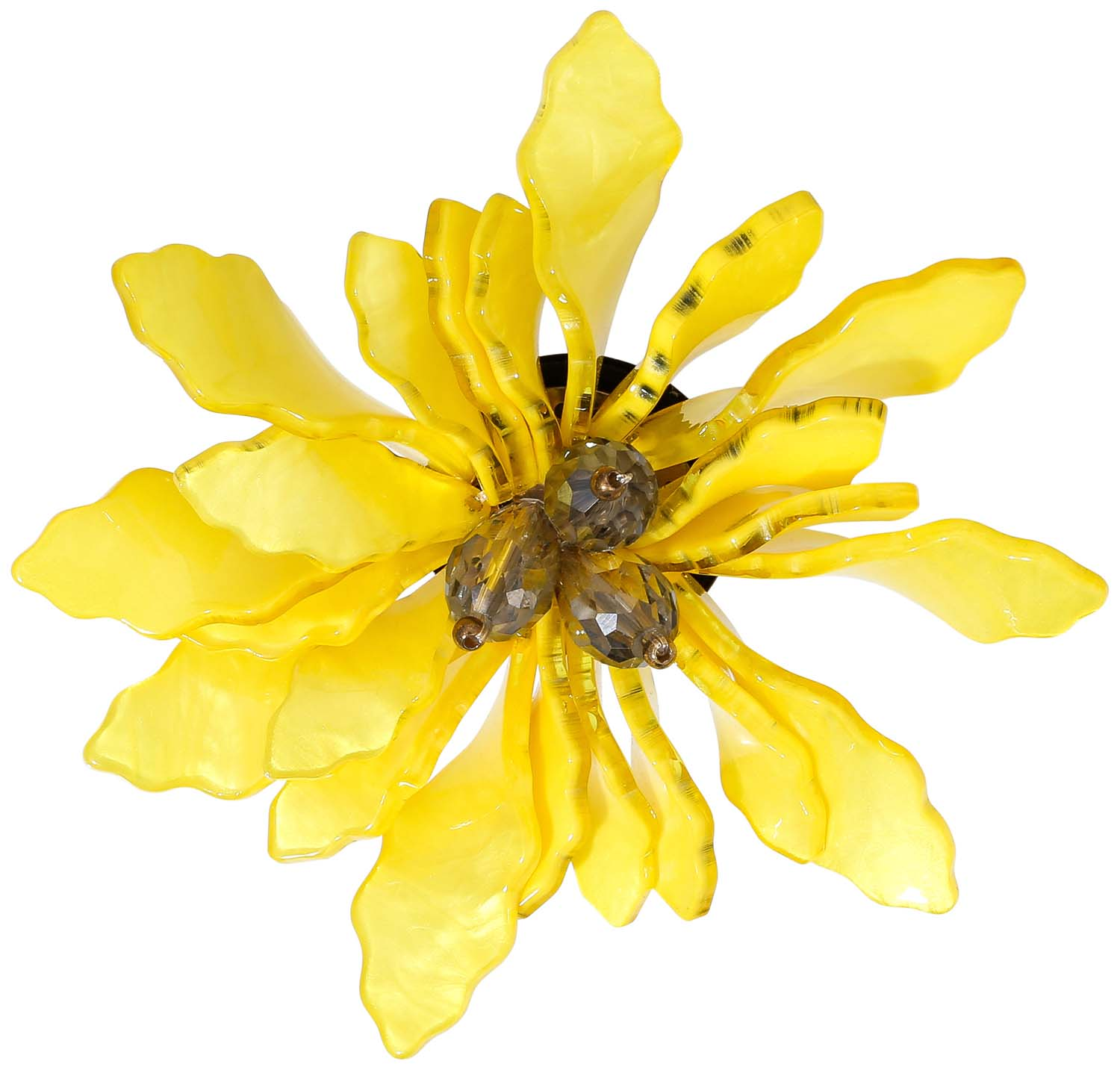 Brosche - Yellow Flower