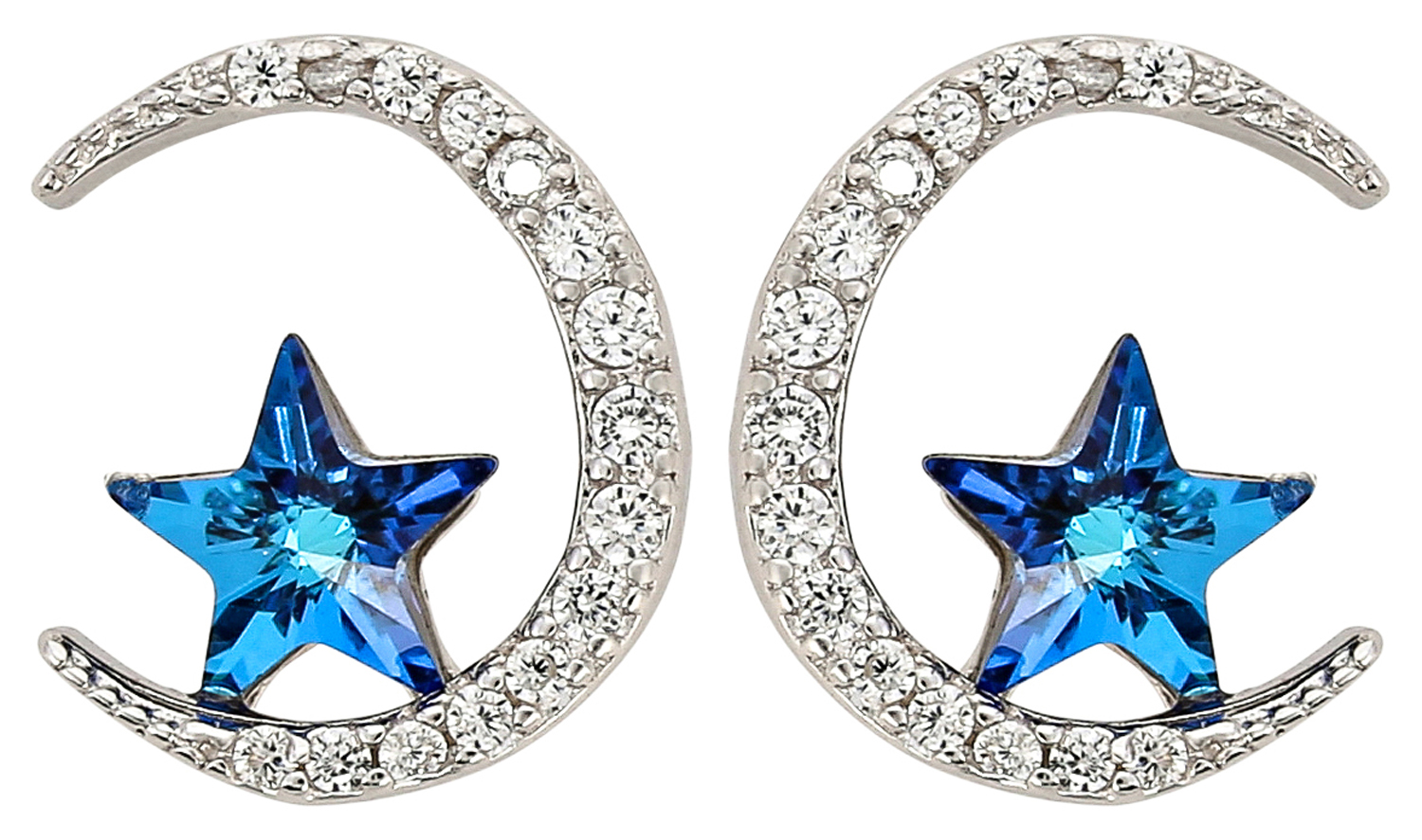 Boucles d'oreilles - Blue Star