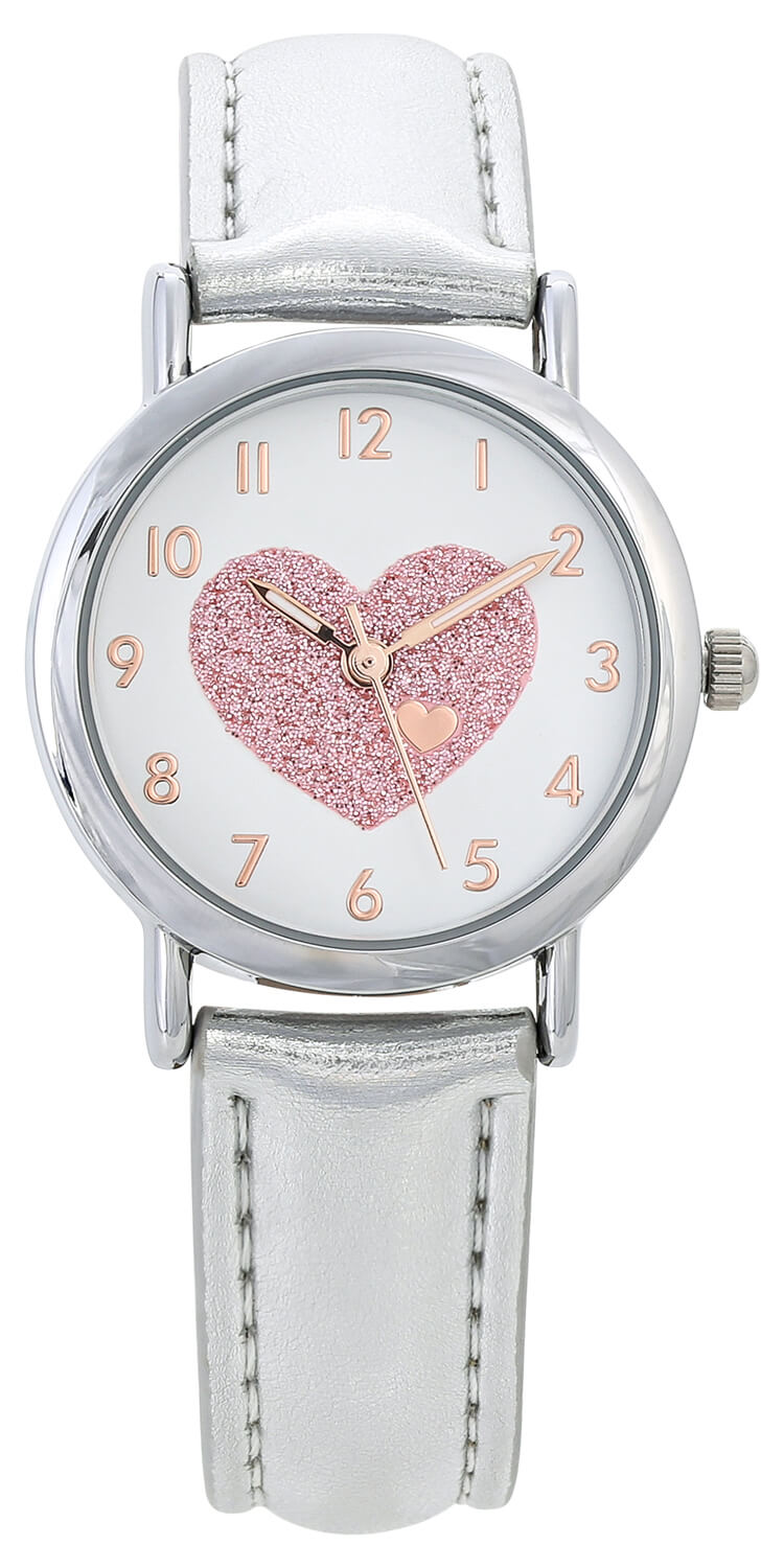 Kinder Horloge - Glitter Heart