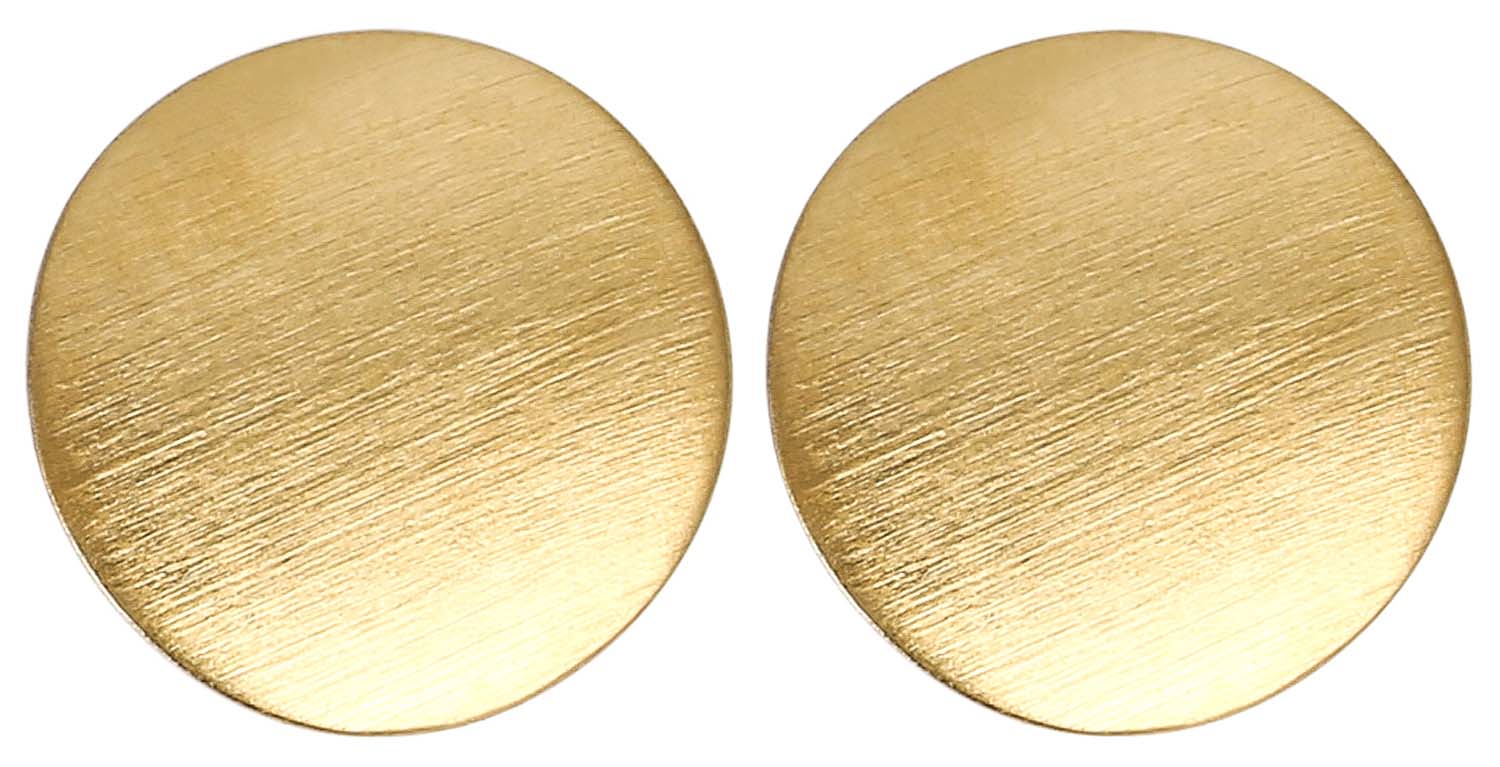 Orecchini a perno - Brushed Gold