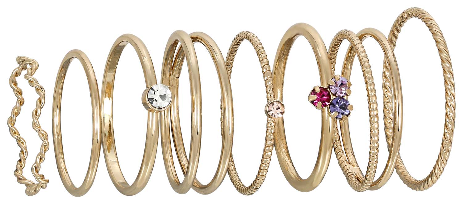Set de bagues - Gold Variation Set de bagues - Gold Variation