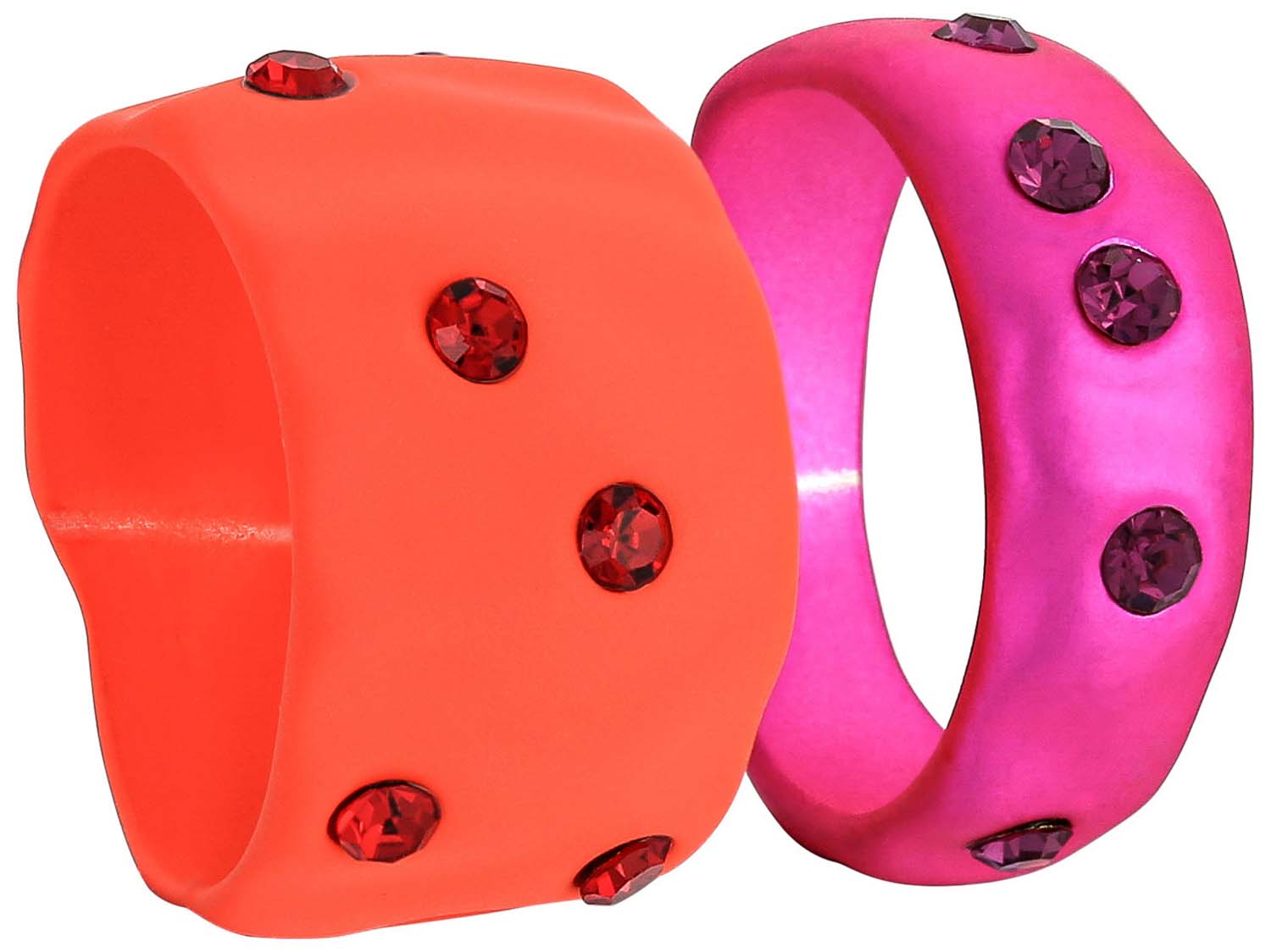 Set de anillos - Neon Statement