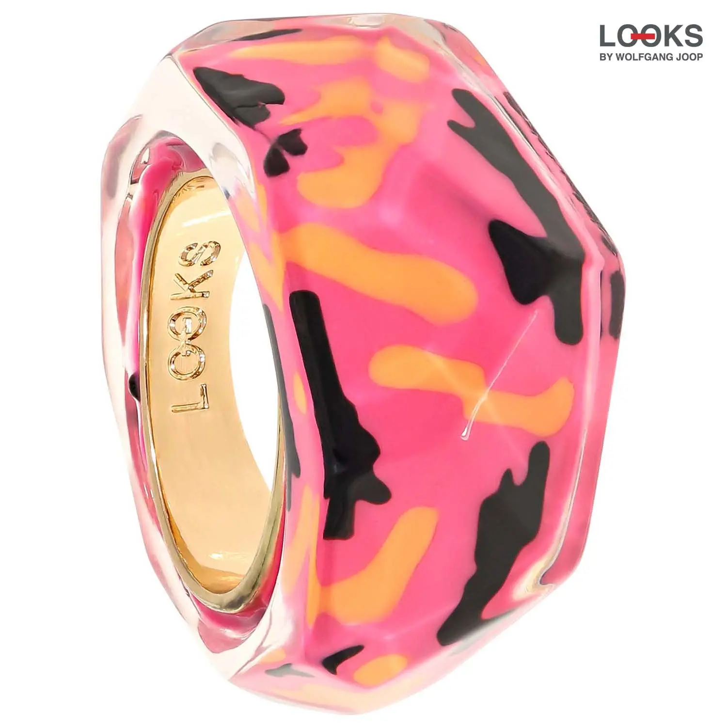 Ring - Pink Leopard