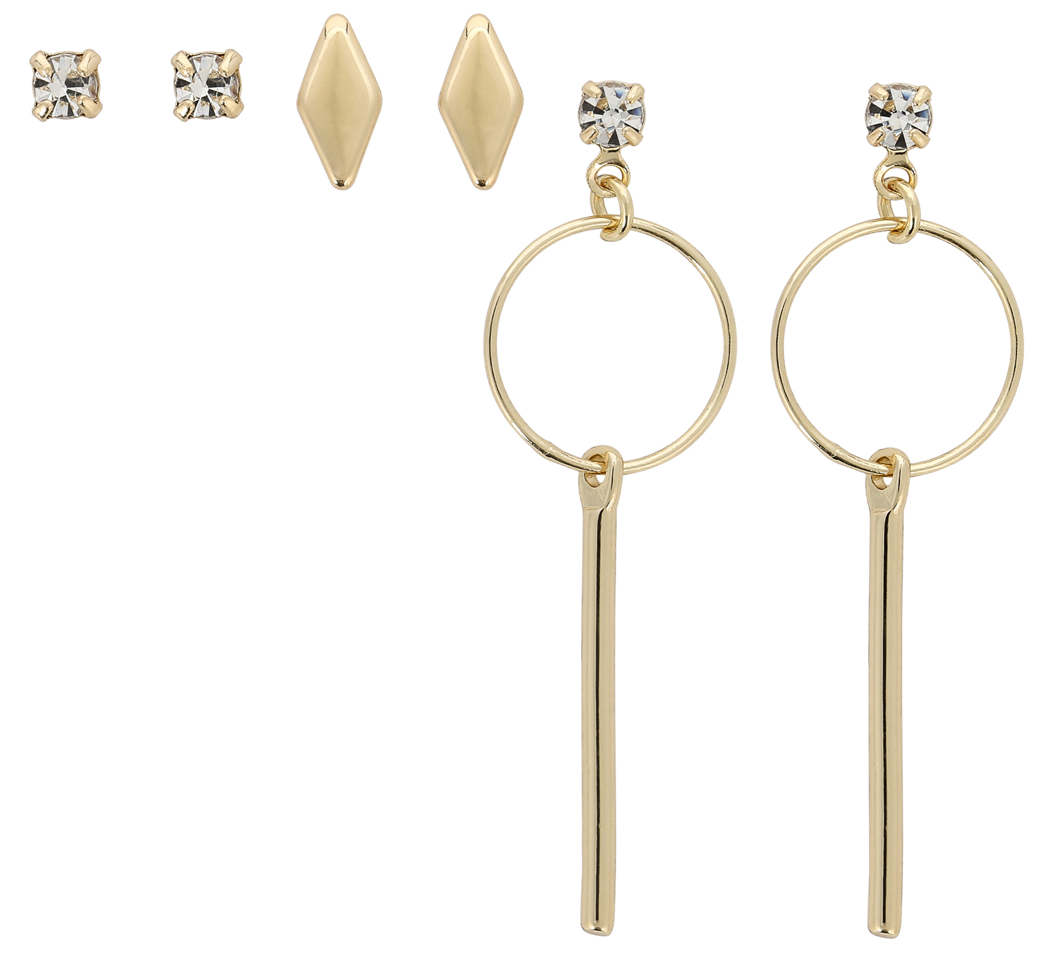 Set de boucles d'oreilles - Fine Gold