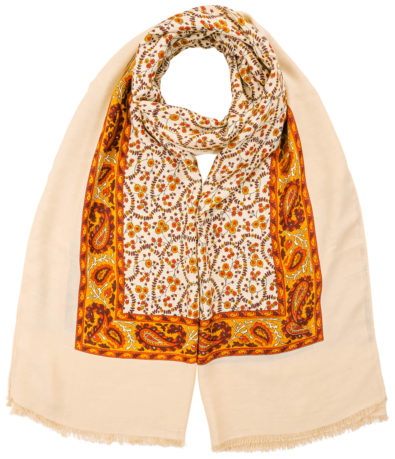 Tuch - Natural Paisley Tuch - Natural Paisley