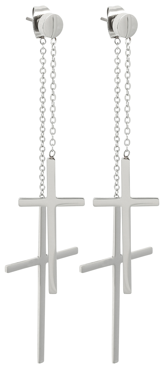 Boucles d'oreilles - Double Cross