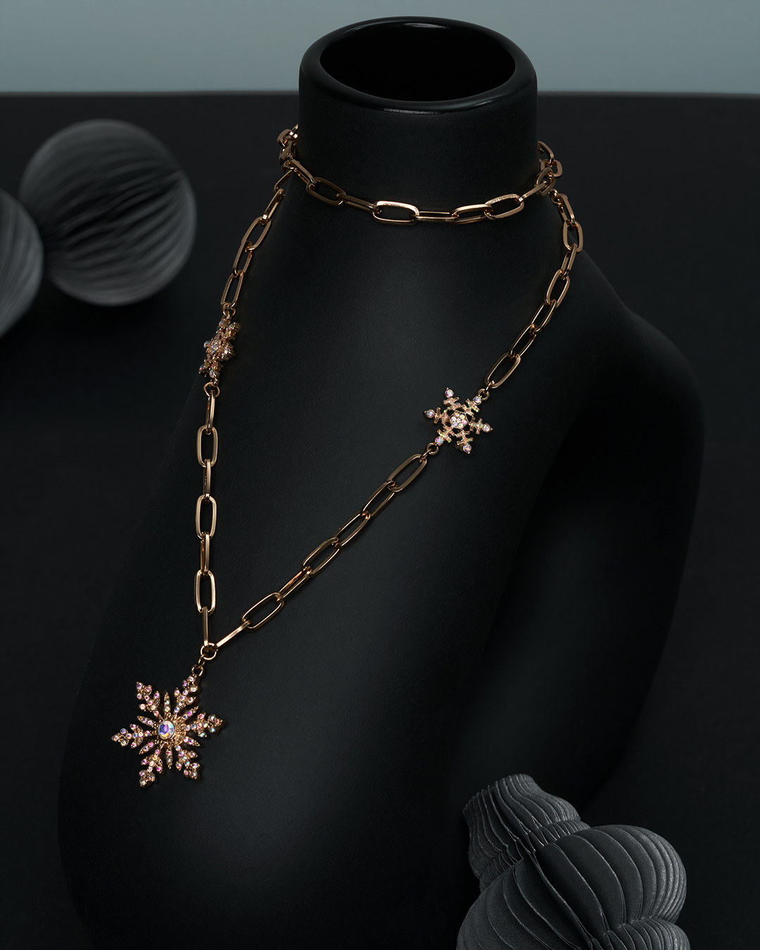 Collar - Strass Snowflake