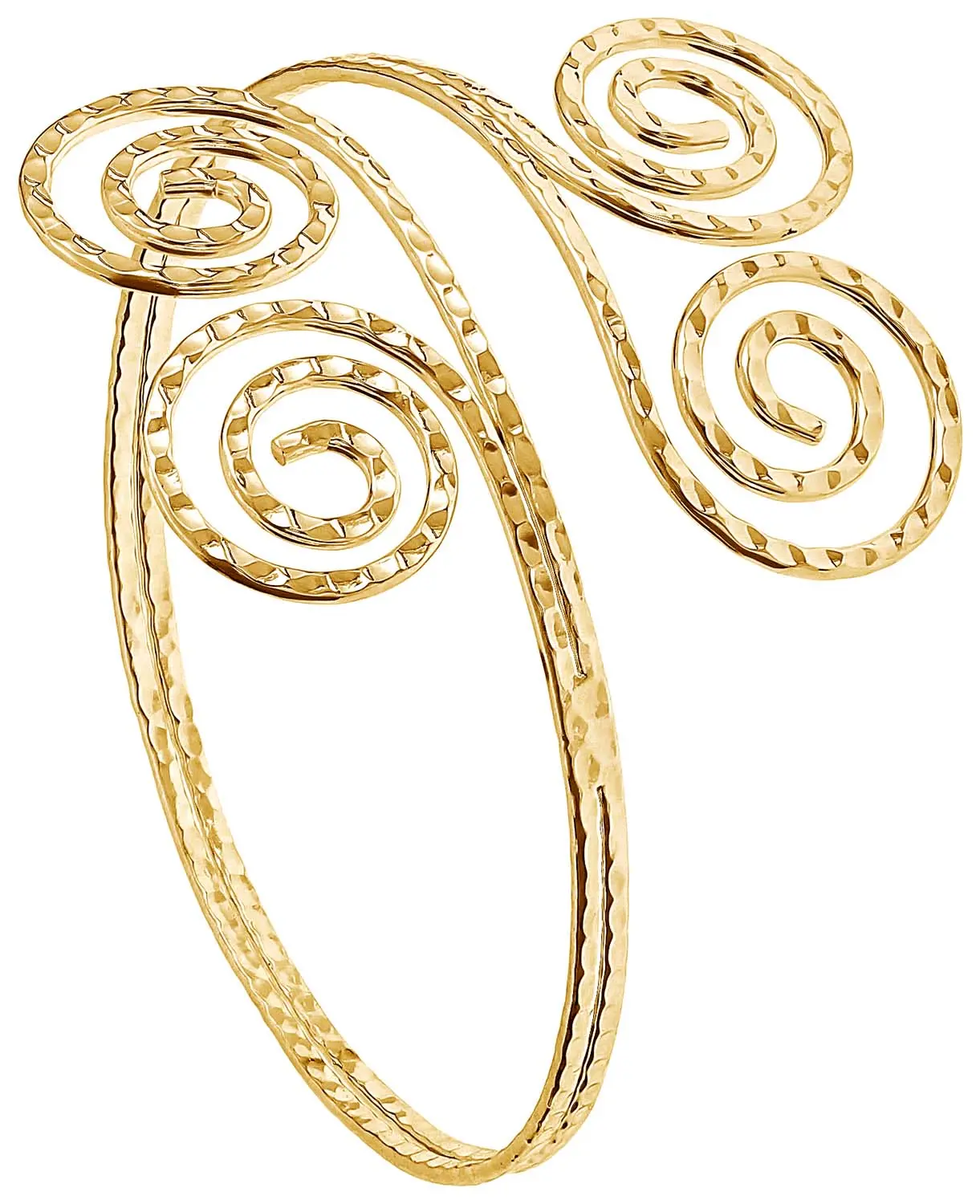 Bovenarm armband - Golden Swirl