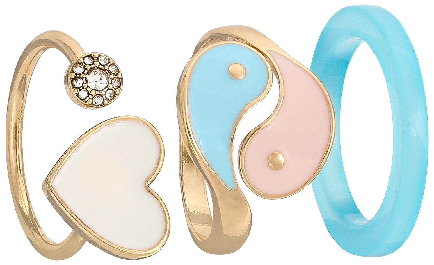 Ringen set - Aqua Love