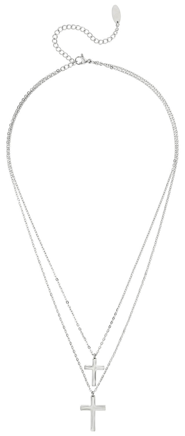 Kettenanhänger, Doppelketten, Cross Anhänger, Silberkette, Schmuck