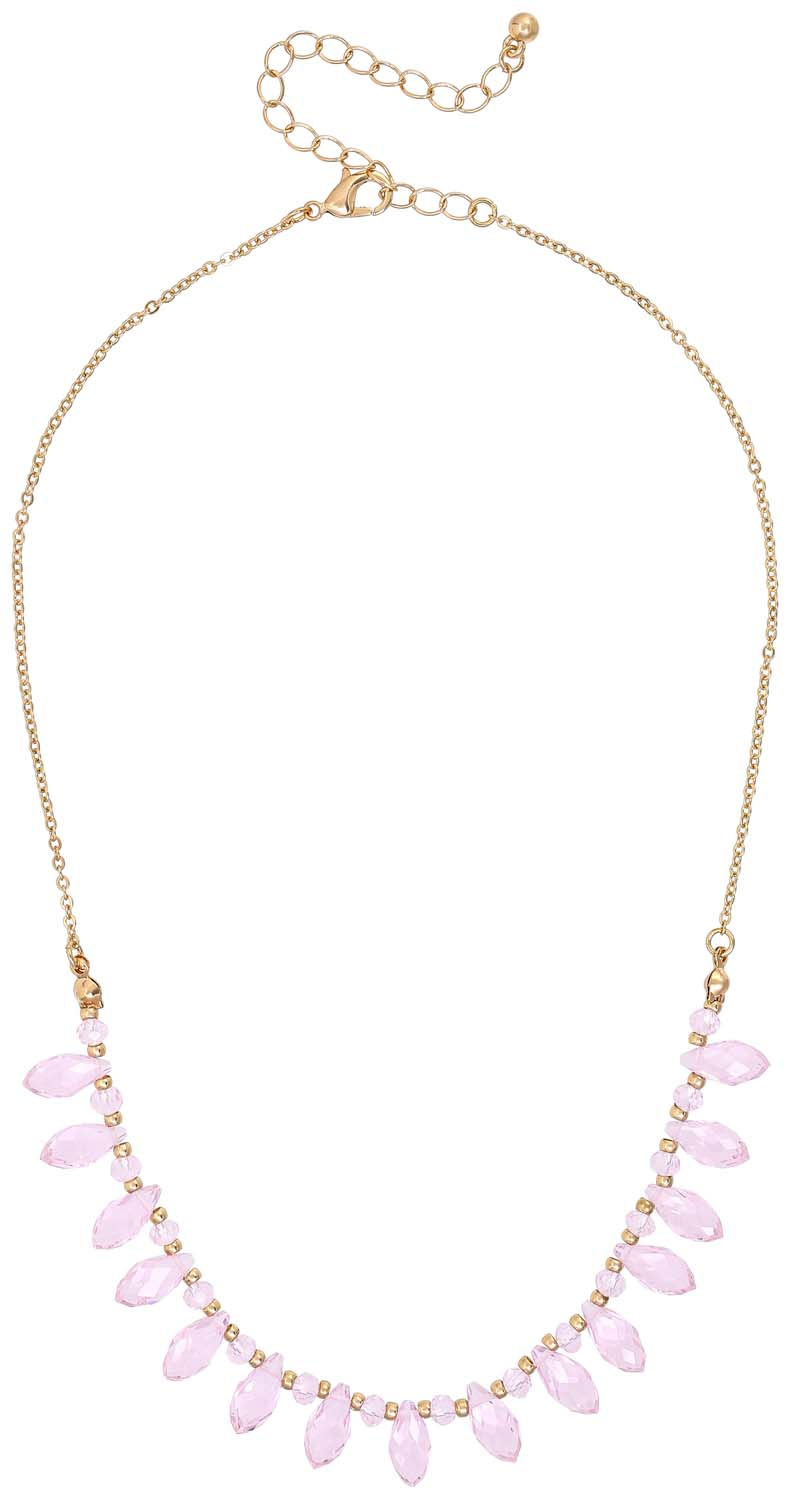 Kette - Pink Beads