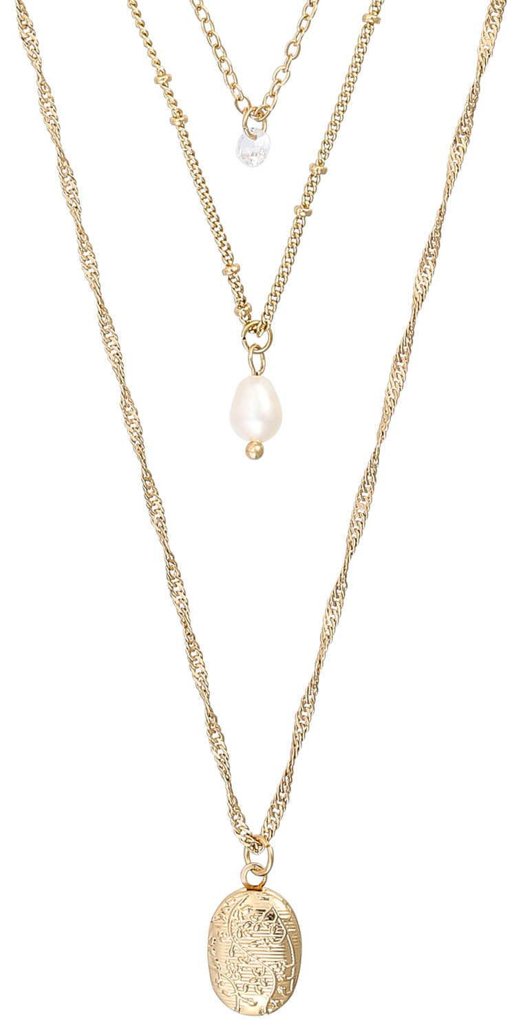 Layering Kette - Floral Amulet Layering Kette - Floral Amulet