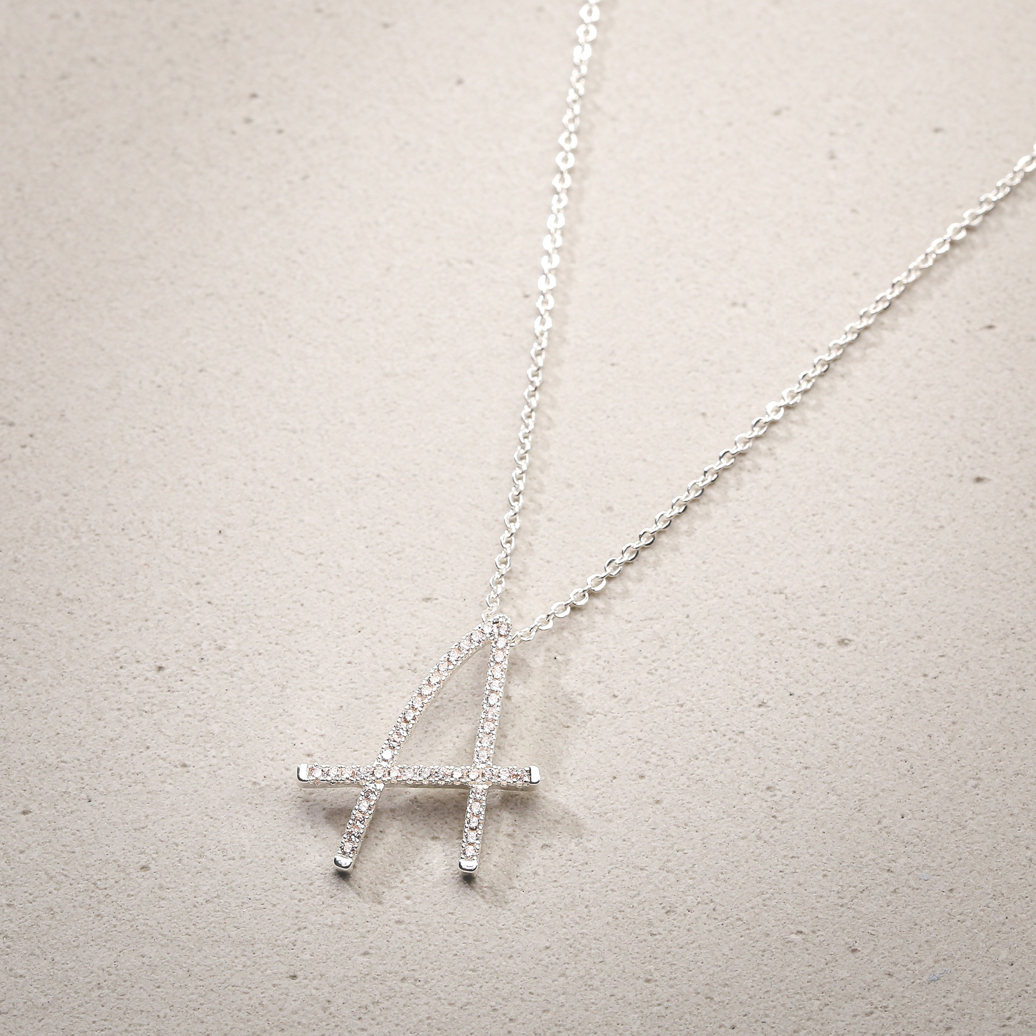 Collar - Big Sparkling A Collar - Big Sparkling A