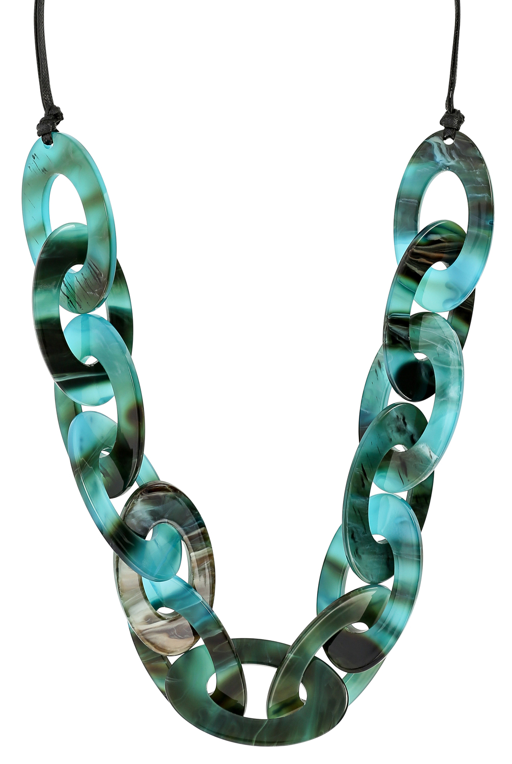 Ketting - Glossy Blue Ketting - Glossy Blue